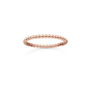 アクセサリー　ネックレス　ピンクゴールドリングビーズサイズriempito oro rosa anello di perline taglia m