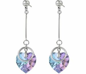 【送料無料】アクセサリー ネックレス スワロフスキーライトパープルドロップイヤリングswarovski elements 925 riempito cuore vitrail light purple gocciadangle earrings 【送料無料】アクセサリー ネックレス スワロフスキーライトパープルドロップイヤリングswarovski elements 925 riempito cuore vitrail light purple gocciadangle earrings