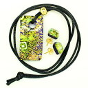 【送料無料】アクセサリー ネックレス ゴールドベネチアムラノガラスペンダントイヤリングverde, bianco e oro murano vetro veneziana ciondolo e orecchini a lobo set