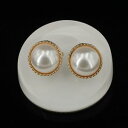 【送料無料】アクセサリー ネックレス イヤリングクリップフライドポテトホワイトパールorecchini clip on non forata grandi patatine fritte mezzo perla bianco 26mm