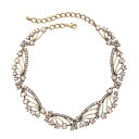 【送料無料】アクセサリー ネックレス コリアーラスデュコートチョーカーコートアールデコクリスタルバックcollier ras du cou choker cou...