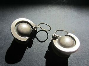 【送料無料】アクセサリー　ネックレス　ビンテージフォームデブールクリップboucles doreilles vintage en forme de boule argente clips anciennes