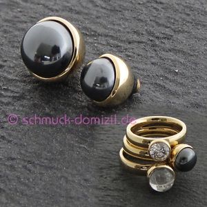 【送料無料】アクセサリー　ネックレス　ヘマタイトステンレススチールゴールデンイエローmelano twistedadattatore 6 mm ematiteacciaio inox giallo dorato(4)