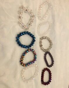 【送料無料】アクセサリー ネックレス ガラスビーズブレスレット9 braccialetti con perline di vetro