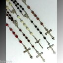 【送料無料】アクセサリー ネックレス イエスキリストクロスネックレスジュエリーネックレスges croce collana madonna rosario perlenlette bigiotteria collana a ypsilon