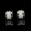【送料無料】アクセサリー ネックレス デミブランboucles doreilles argent demi cercle acier inox plaqu or porcelaine blanc trz(4)