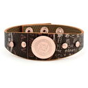 【送料無料】アクセサリー ネックレス マティーニカフbracciale alv by alviero martini alv0028 pelle nero ros marrone uomo donna