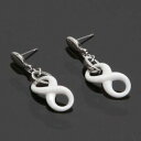 【送料無料】アクセサリー ネックレス メーカファムファヌフboucles doreilles infini ceramique et acier marque ikita femme neuf(4)