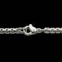 【送料無料】アクセサリー ネックレス ベニスモデルステンレススチールチェーンcatena in acciaio inox cem in 5060708090 cm venezia modello 3,5mm con
