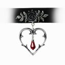【送料無料】アクセサリー ネックレス ゴシックペンダントネックレスローズネックレスgenuine alchemy gothic ciondoloferito love girocollo donna rose collana