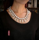 【送料無料】アクセサリー ネックレス コリアパイクバロックオリジナルヴィンテージバックcollier ethnic argent perle flche pike baroque original vintage retro qt3(4)