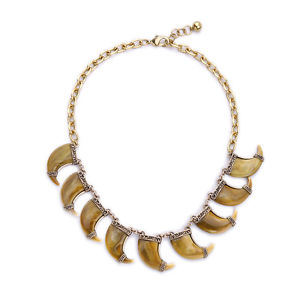 【送料無料】アクセサリー ネックレス コリアーコートグラビアバックcollier dor court corne ox ethnique gravure original retro osc 5
