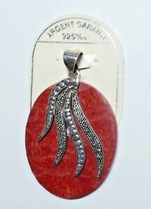 【送料無料】アクセサリー　ネックレス　アルジェントゴーゴンモチーフメイン1 pendentif ancien modele argent 9251000 corail gorgone motif fait main