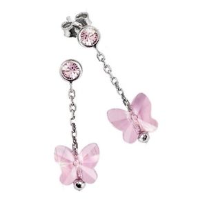 ̵ۥ꡼ͥå쥹ȥ󥰥󥰥Сԥscout bambini orecchini orecchini argento farfalla rosa bambina 262163100