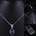 【送料無料】アクセサリー ネックレス ネックレスチェーンホワイトゴールドカートンスワロフスキーcollana regalo rhombus, catena donna bianco oro, swarovski cristalli, in astuccio