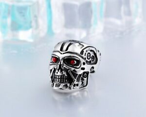 【送料無料】アクセサリー　ネックレス　ターミネーターbague chevalire acier t800 terminator us 11 65 fr