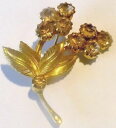 【送料無料】アクセサリー ネックレス ビンテージローズancienne broche bijou vintage couleur or bouquet de fleur cristaux rose 3456(4)