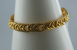 【送料無料】アクセサリー ネックレス ゴールドブレスレットチェーンタンクモミセグメントパターンjoliko bracciale oro pl elegante matrimonio festa catena carro armato abete segmenti pattern