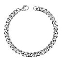 【送料無料】アクセサリー ネックレス ホワイトゴールドkゴールドブレスレットmmメッキシルバーマンpanzer bracciale 7 mm 750er in puro oro bianco 18k dorato argento uomo b2924s