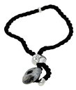 【送料無料】アクセサリー　ネックレス　メタルシルバーブラックカフguess bracciale da donna metallo argentonero ubb71231