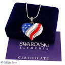 【送料無料】アクセサリー ネックレス ネックレスホワイトゴールドスワロフスキーエレメントcollana usa oro bianco swarovski elements originale g4love cristalli cuore donna