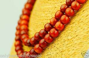 【送料無料】アクセサリー　ネックレス　ネックレスローズウッドブレスレットmala collana legno di rosa meravigliosa qualit bracciale rossastro buddismo