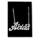 【送料無料】アクセサリー ネックレス ゴールドネックレスカスタムbianco oro placcato collana con nomeabidaidea regalo per leidamigelle personalizzato