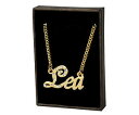 アクセサリー　ネックレス　チェコプレートカスタムネームネックレスcollana con nome lea 18ct placcato orostrass cecotarghetta nome personalizzato