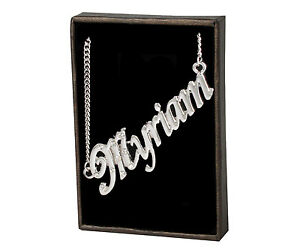 ̵ۥ꡼ͥå쥹ͥå쥹kɥåcollana con nome myriam 18k pla...