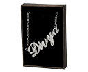 【送料無料】アクセサリー ネックレス ネックレスホワイトゴールドメッキスワロフスキーnome collana divya 18ct bianco placcato ororealizzati con elementi swarovski