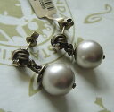 【送料無料】アクセサリー ネックレス イヤリングビンテージパールクリスタルアンティークkonplott aparte orecchini vintage pearl crystalantique bronce