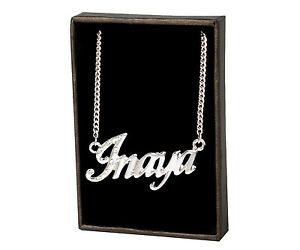 ̵ۥ꡼ͥå쥹ͥå쥹collana con nome inaya 18k placcato oro...