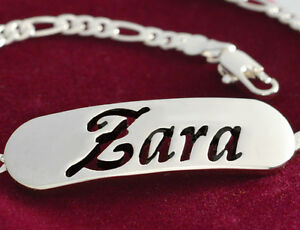 ̵ۥ꡼ͥå쥹եå֥쥹åbracciale con nome zara 18k placcato ...