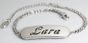 【送料無料】アクセサリー ネックレス ララブレスレットファッションホワイトゴールドlarabracciale con nome 18ct bianco oro placcatoregali per leifashion
