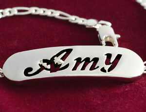 ̵ۥ꡼ͥå쥹ߡ֥쥹åbracciale con nome amy 18k placcato o...