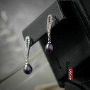 【送料無料】アクセサリー　ネックレス　ノワールアルジェントboucles doreilles perle de culture noir argent massive 925 long gout..