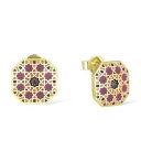 【送料無料】アクセサリー ネックレス ビンテージメッキイヤリングvintage colorato geometrico 14k placcato oro orecchini s01(4)