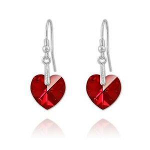 【送料無料】アクセサリー　ネックレス　アルジェントクリスタルboucles doreilles coeur en argent 925 et cristal swarovoski neuves