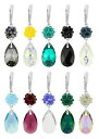 【送料無料】アクセサリー ネックレス イヤリングスワロフスキーargento sterling orecchini dangle realizzato al 6106 e 5328 cristalli swarovski