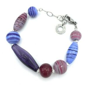 【送料無料】アクセサリー　ネックレス　カフイタリアベネチアムラノガラスbracciale donna antica murrina veneziana murano glass made in italy vn 372
