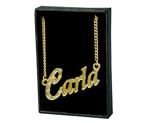 ̵ۥ꡼ͥå쥹ͥ͡å쥹nome collana carla 18k placcato oro ...