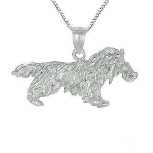 【送料無料】アクセサリー　ネックレス　スターリングシルバーコッカーペンダントスパニエル