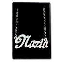 【送料無料】アクセサリー ネックレス ゴールドネックレスbianco oro placcato collana con nomenaziaidea regalo per leisposa