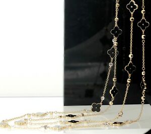 【送料無料】アクセサリー　ネックレス　ロングネックレスネックレスエナメルクラスcollana lunga collana smalto cristallo nero class originale matrimonio qd3