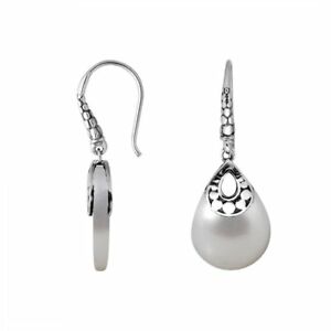 【送料無料】アクセサリー　ネックレス　イヤリングパールモップargento sterling pears forma orecchi..