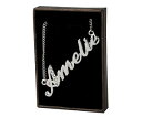 【送料無料】アクセサリー ネックレス ネックレスホワイトゴールドメッキスワロフスキーnome collana amelie 18ct bianco placcato ororealizzati con elementi swarovski