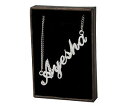【送料無料】アクセサリー ネックレス ネックレスホワイトゴールドメッキスワロフスキーnome collana ayesha 18ct bianco placcato ororealizzati con elementi swarovski