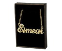 collana con nome eimear 18ct placcato ororealizzati con elementi swarovskiregaloネックレススワロフスキーエレメント※注意※NYからの配送になりますので2週間前後...