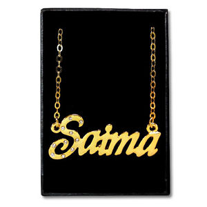 【送料無料】アクセサリー　ネックレス　カスタムゴールドネックレスガールフレンドoro placcato collana con nomesaimaidee regalo per leipersonalizzata fidanzata