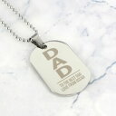 アクセサリー　ネックレス　カスタムスチールタグネックレスpersonalizzato inciso papa in acciaio inox dog tag collana padri giorno regalo idea